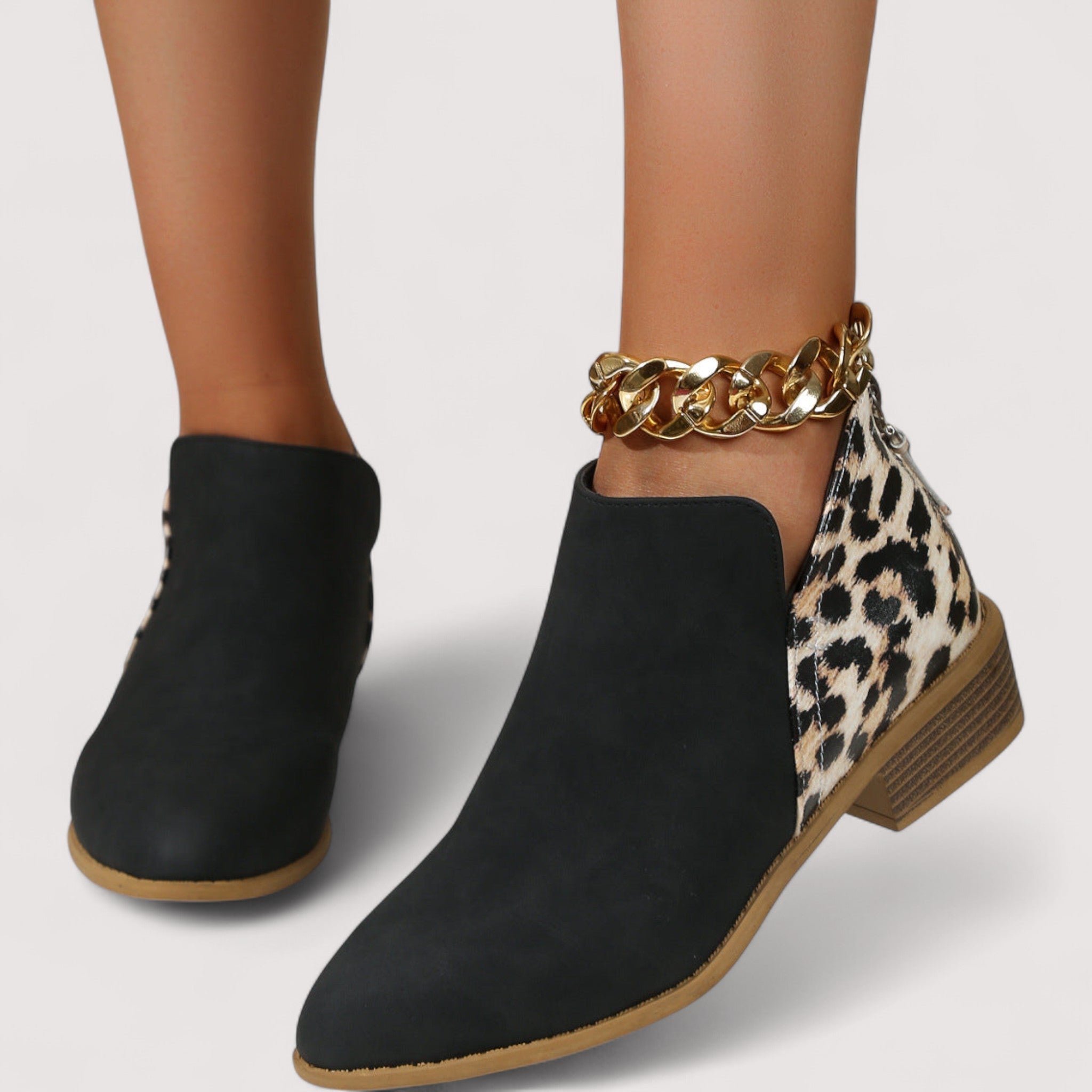 Botas de camurça elegantes feminino
