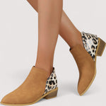 Botas de camurça elegantes feminino