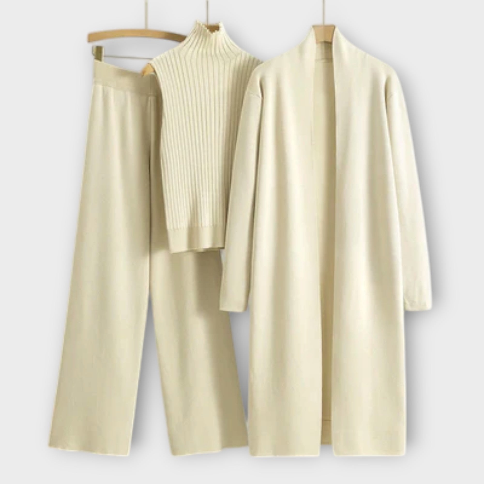 Conjunto de três peças feminino
