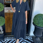 Vestido Maxi com Movimento feminino