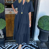 Vestido Maxi com Movimento feminino