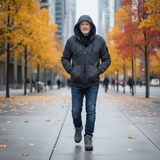 Casaco de Fleece Moderno masculino