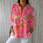 Blusa Tropical Estampa Floral feminino