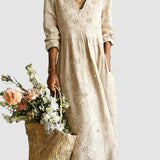 Vestido Serena Floral Midi Elegante