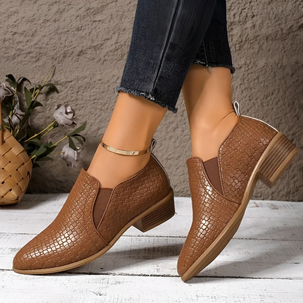Sapatos Oxford elegantes e confortáveis feminino