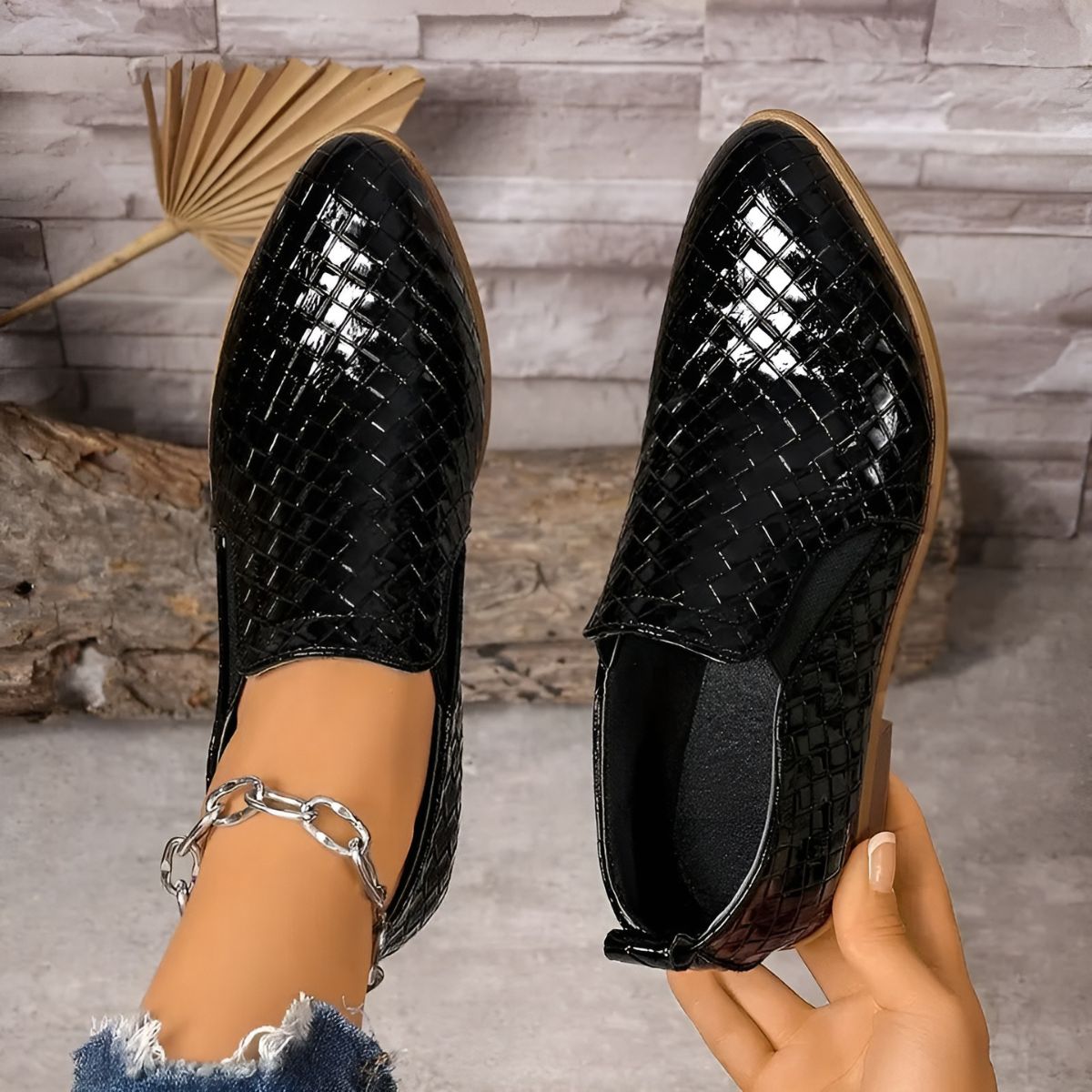 Sapatos Oxford elegantes e confortáveis feminino