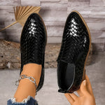 Sapatos Oxford elegantes e confortáveis feminino