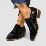 Sapatos Oxford elegantes e confortáveis feminino