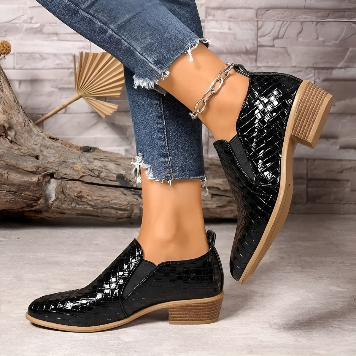 Sapatos Oxford elegantes e confortáveis feminino
