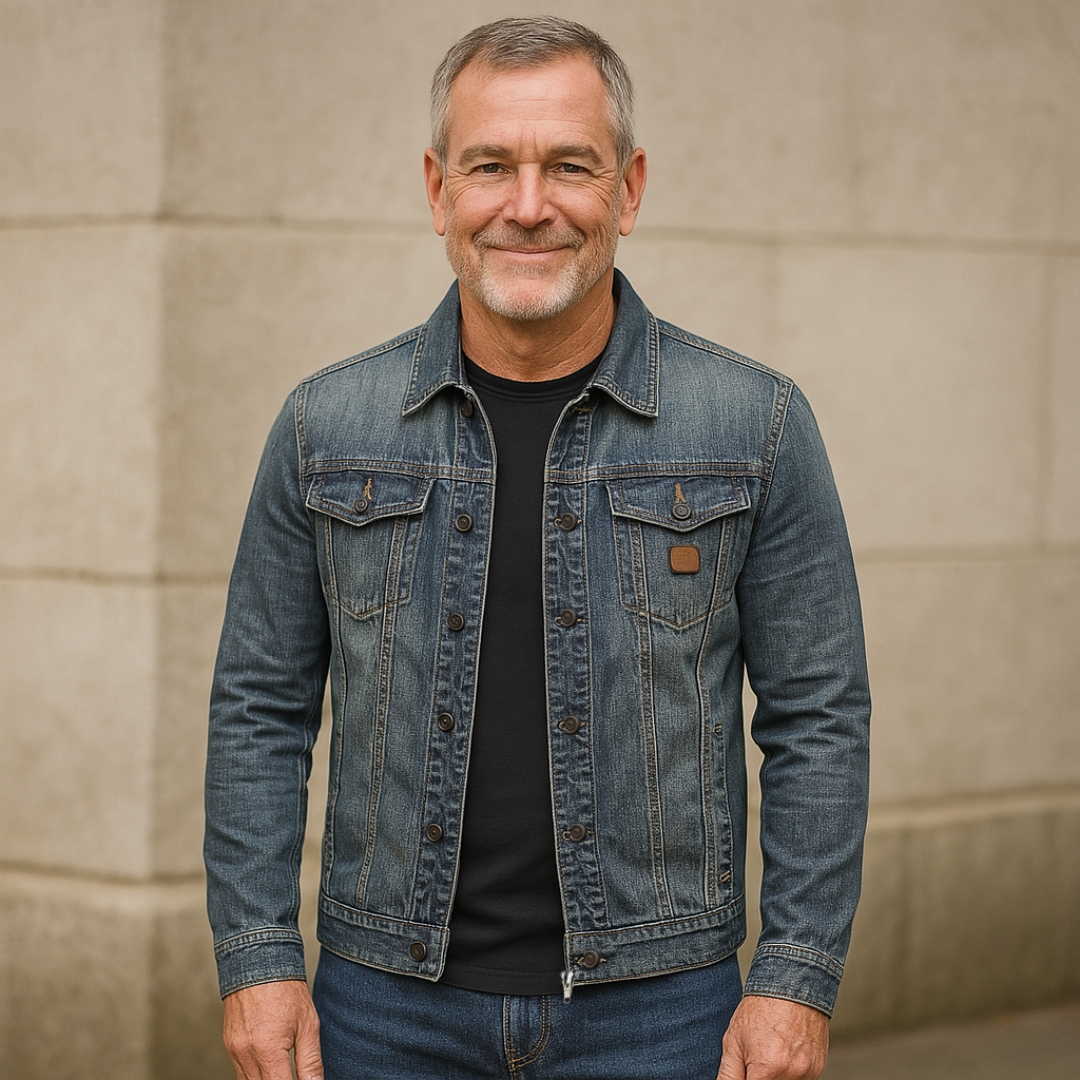 Casaco de Denim Clássico masculino