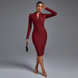 Vestido de Manga Comprida feminino