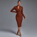 Vestido de Manga Comprida feminino