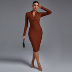 Vestido de Manga Comprida feminino