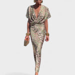 Vestido Floral com Plissado feminino