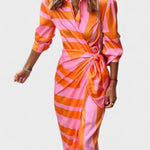Vestido Envelope de Verão feminino