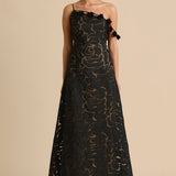 Paloma – Vestido Maxi em Renda Floral
