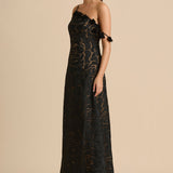 Paloma – Vestido Maxi em Renda Floral