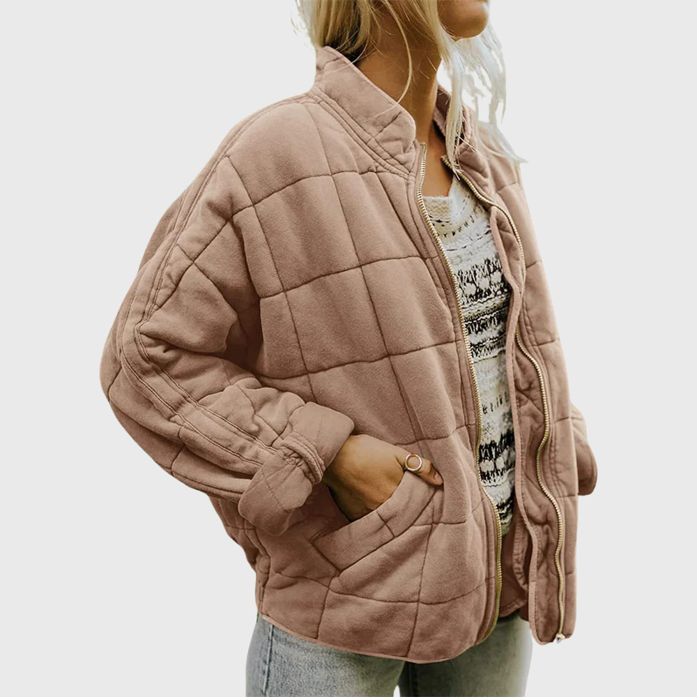 Casaco acolchoado de meia-estação feminino