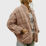 Casaco acolchoado de meia-estação feminino
