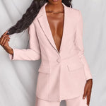 Elegante Blazer e Calças feminino