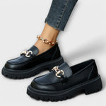 Sapatos Femininos Plateau Loafer com Estilo de Bruxa feminino