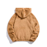 Pullover de Mistura de Pelúcia - Macio masculino