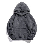 Pullover de Mistura de Pelúcia - Macio masculino