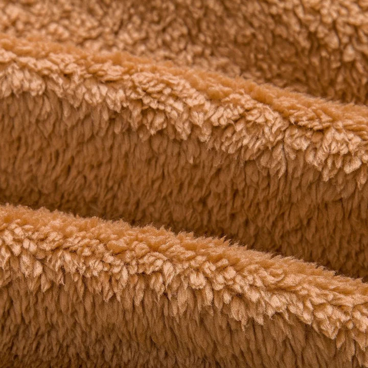 Pullover de Mistura de Pelúcia - Macio masculino