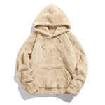 Pullover de Mistura de Pelúcia - Macio masculino