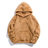 Pullover de Mistura de Pelúcia - Macio masculino