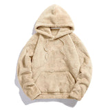 Pullover de Mistura de Pelúcia - Macio masculino