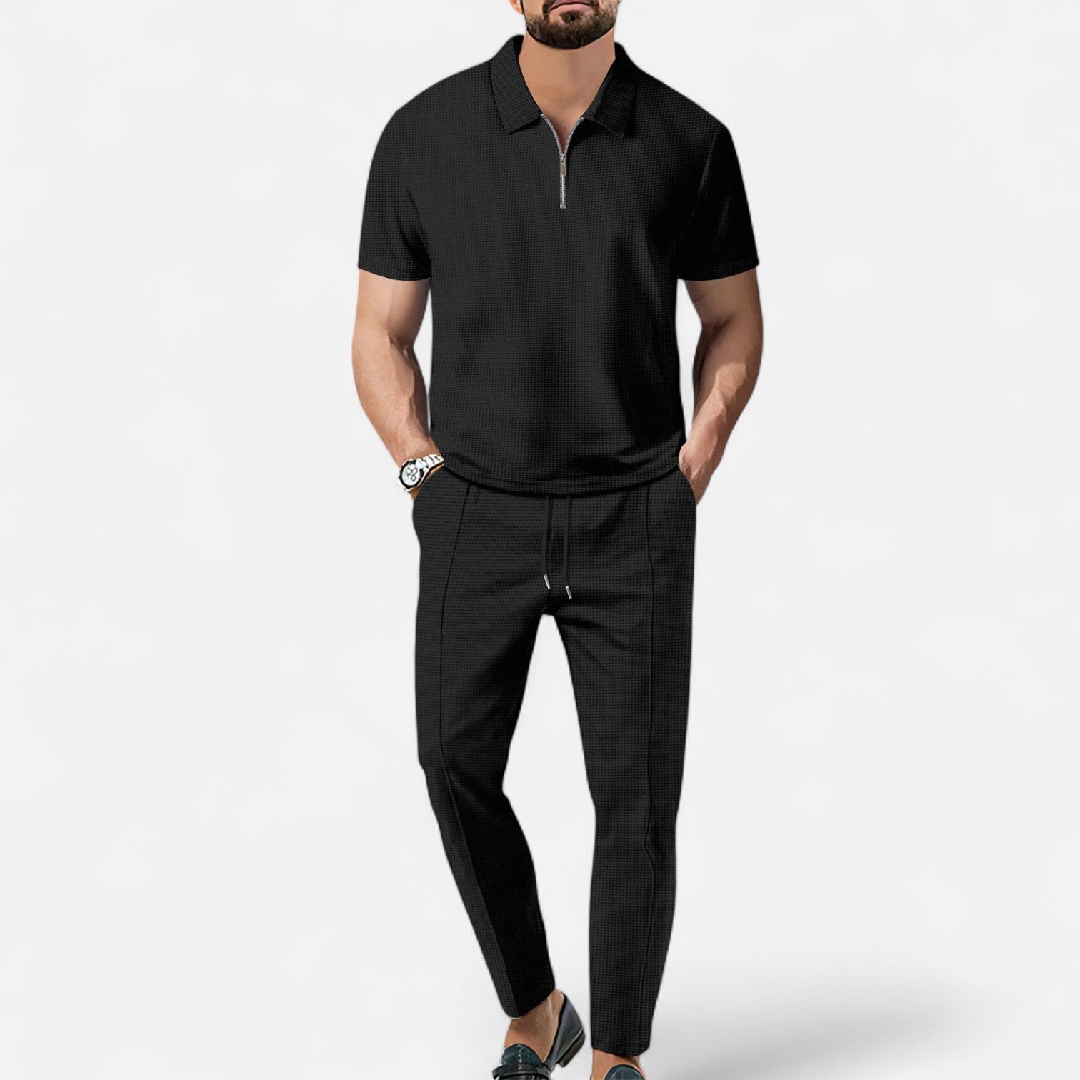 Conjunto de Polo e Calças - Coordenado masculino