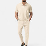 Conjunto de Polo e Calças - Coordenado masculino