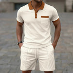 Conjunto Polo - Tecido Waffle masculino