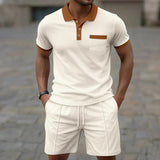 Conjunto Polo - Tecido Waffle masculino