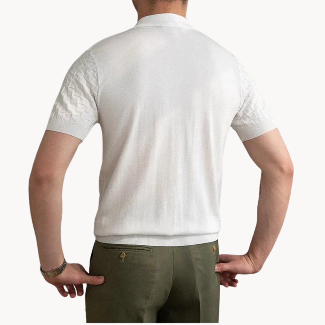 Polo - Mistura Texturizada Jacquard masculino