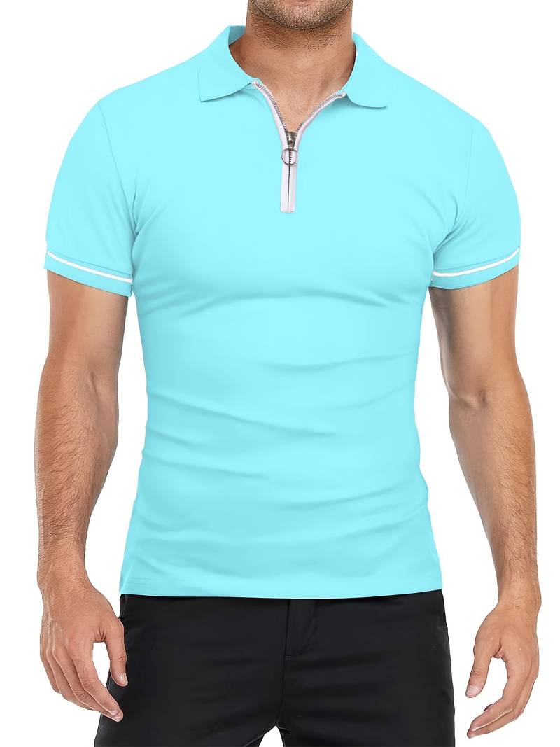Camisa Polo - Gola com Zíper Respirável masculino