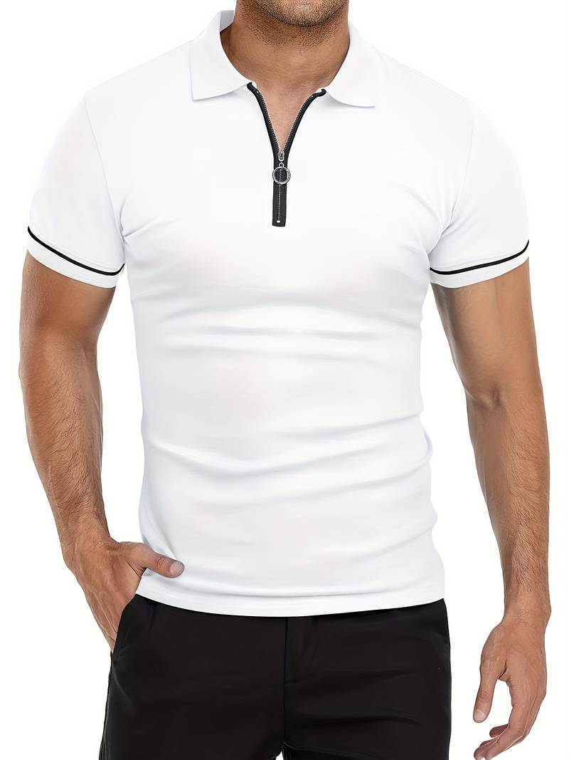 Camisa Polo - Gola com Zíper Respirável masculino