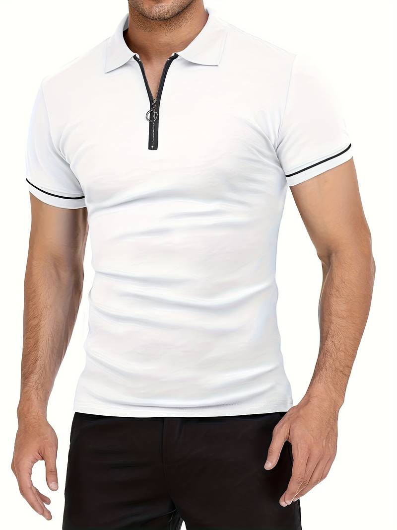 Camisa Polo - Gola com Zíper Respirável masculino