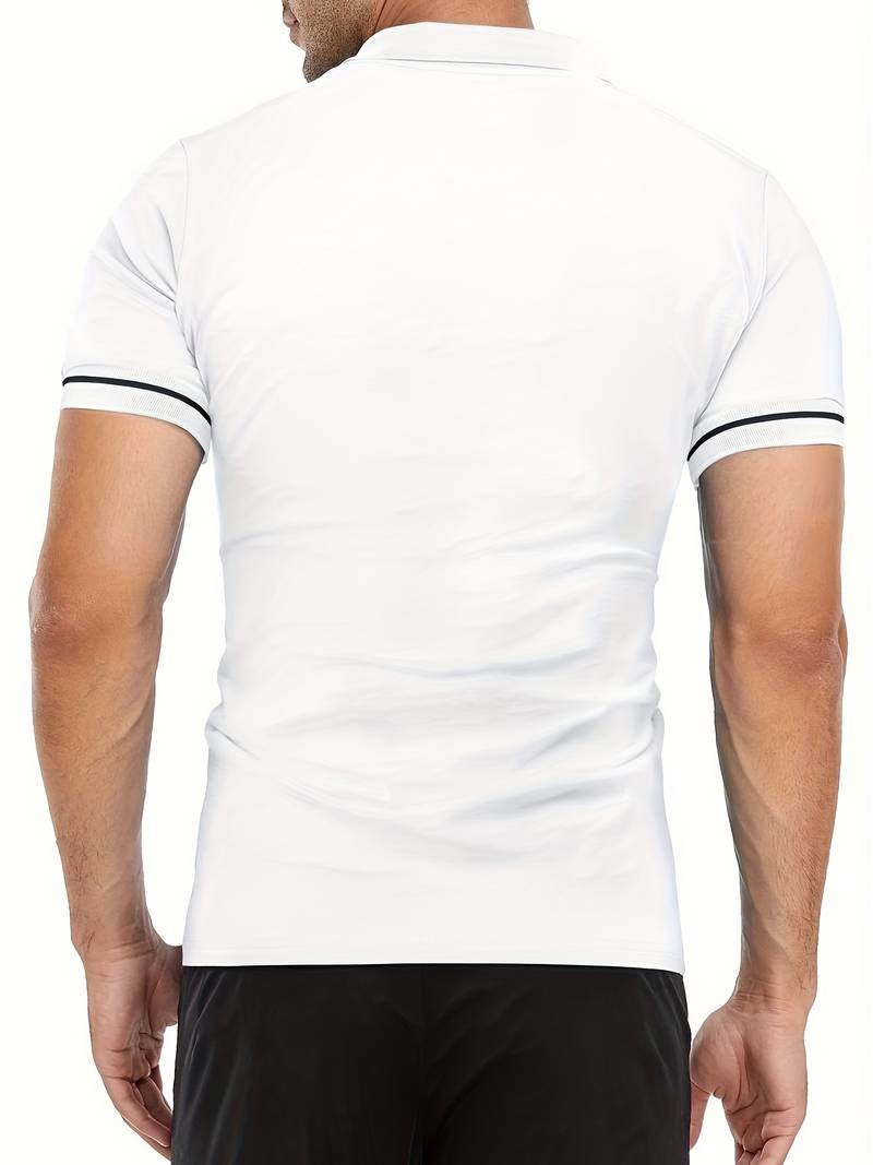 Camisa Polo - Gola com Zíper Respirável masculino