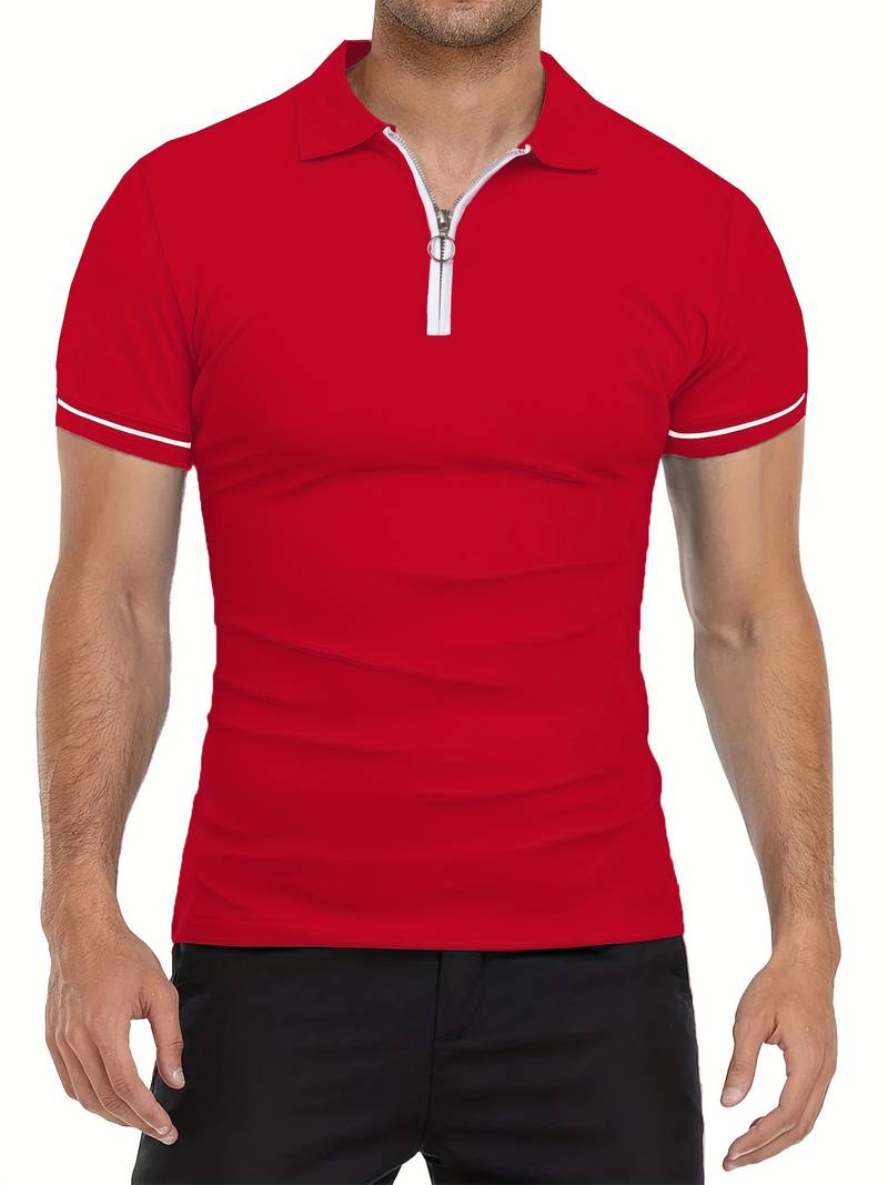 Camisa Polo - Gola com Zíper Respirável masculino