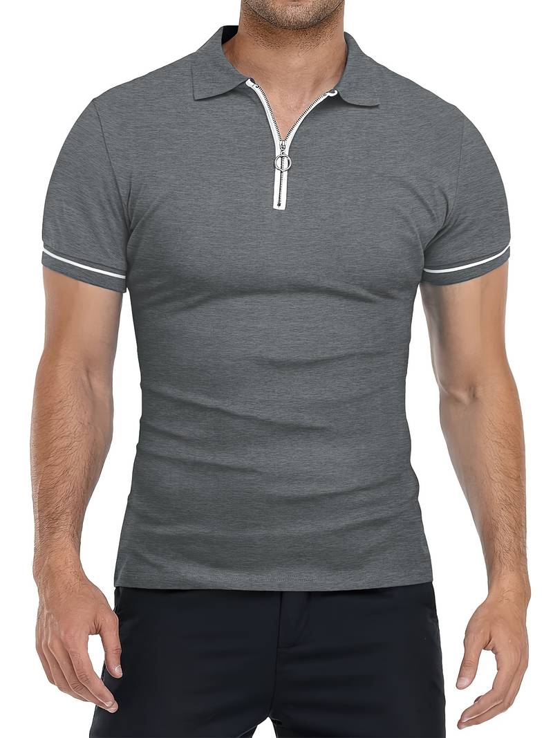 Camisa Polo - Gola com Zíper Respirável masculino