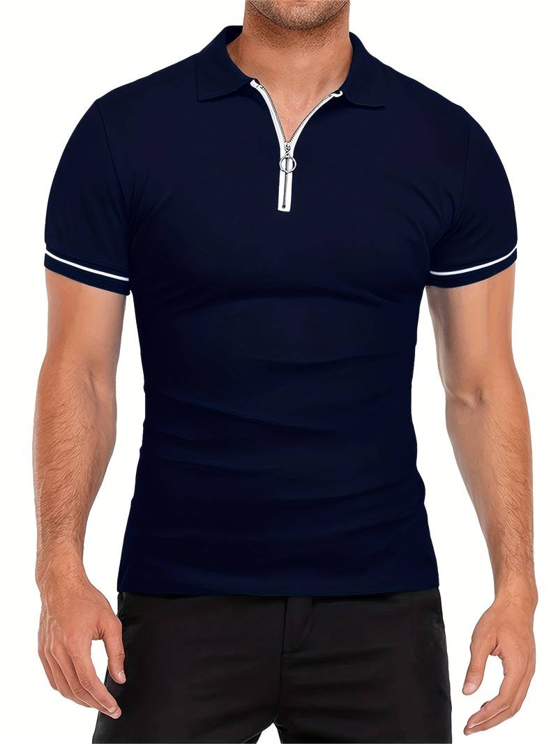 Camisa Polo - Gola com Zíper Respirável masculino