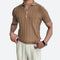 Camisa Polo - Mistura Elástica Decote V masculino