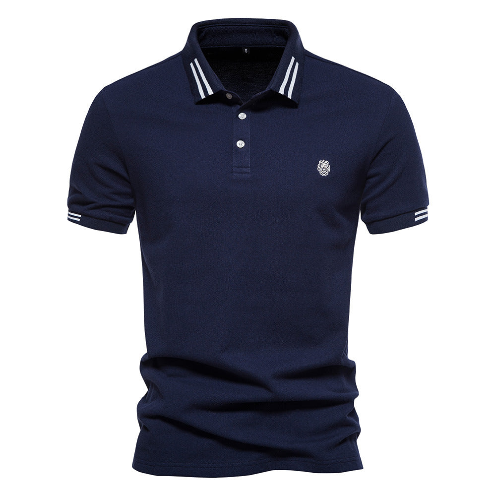 Polo - Colar Estruturado Listrado masculino