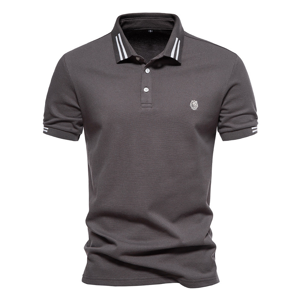 Polo - Colar Estruturado Listrado masculino