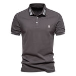 Polo - Colar Estruturado Listrado masculino