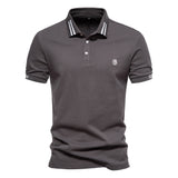 Polo - Colar Estruturado Listrado masculino
