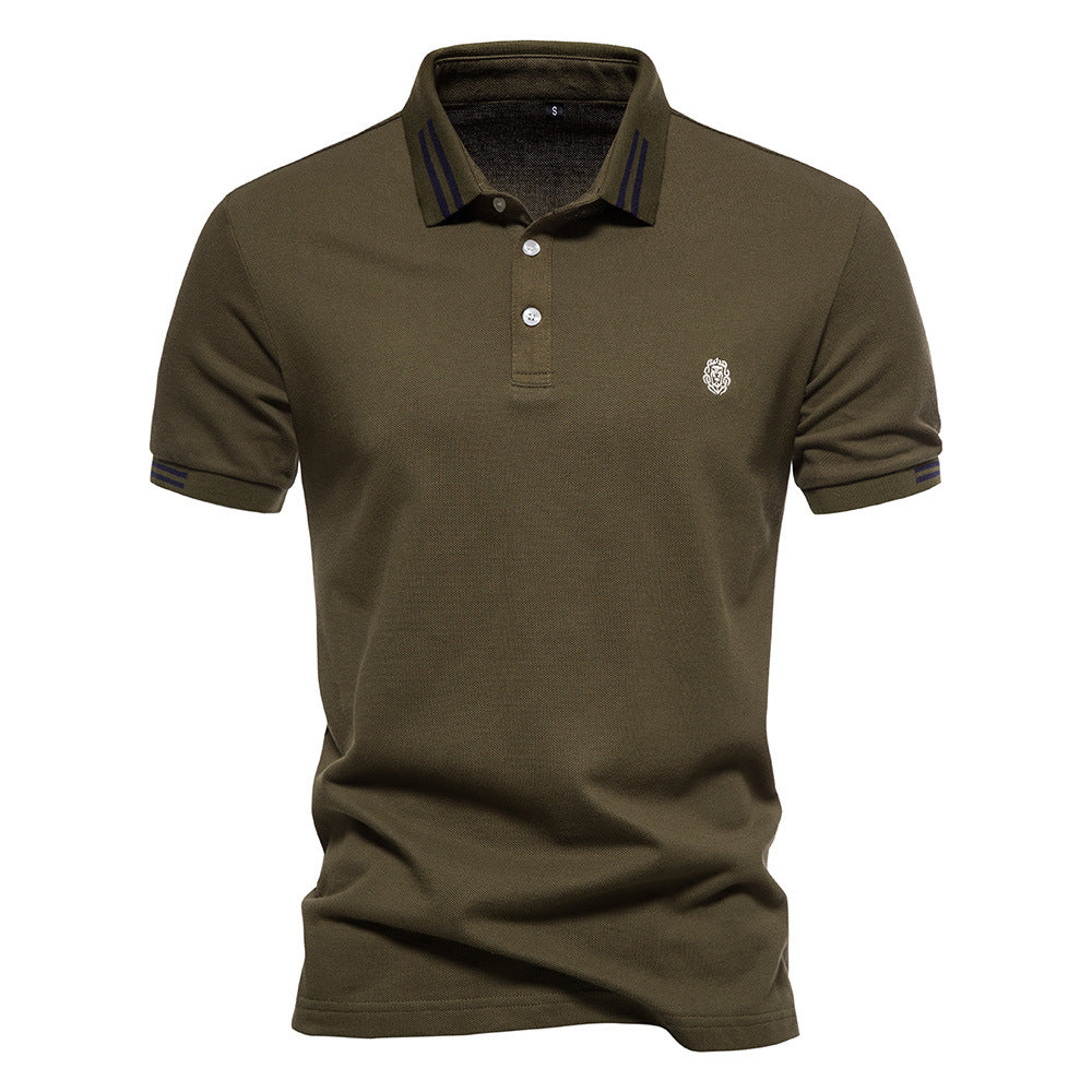 Polo - Colar Estruturado Listrado masculino
