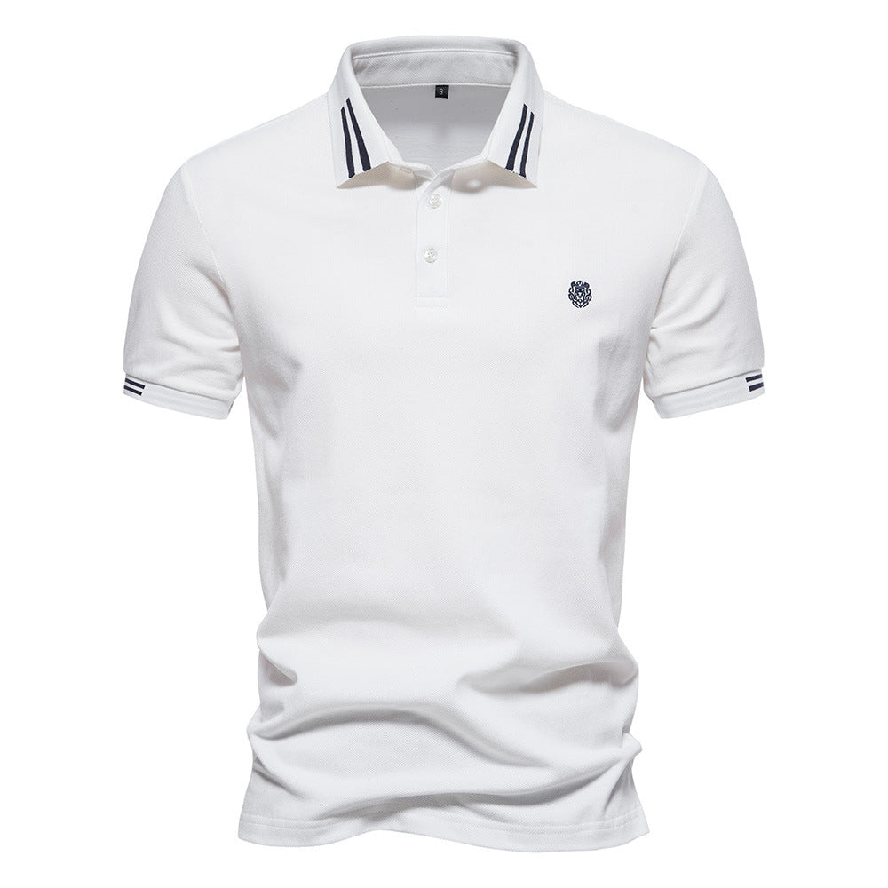 Polo - Colar Estruturado Listrado masculino